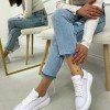 Beyaz İthal Tasarım Sneaker , Makaron Butik