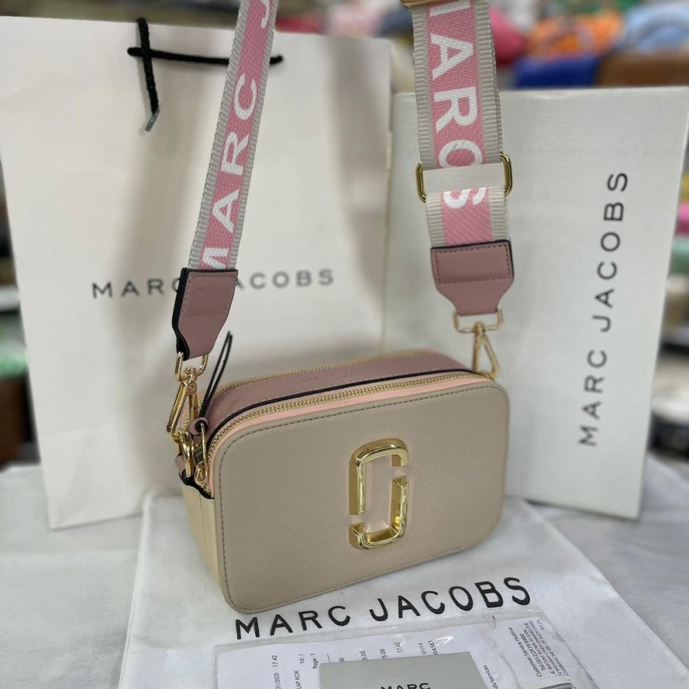 Orjinal Marka İthal Marc Jacob Çanta Krem Pembe , Makaron Butik