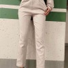 Kemerli Gabardin Pantalon , Makaron Butik