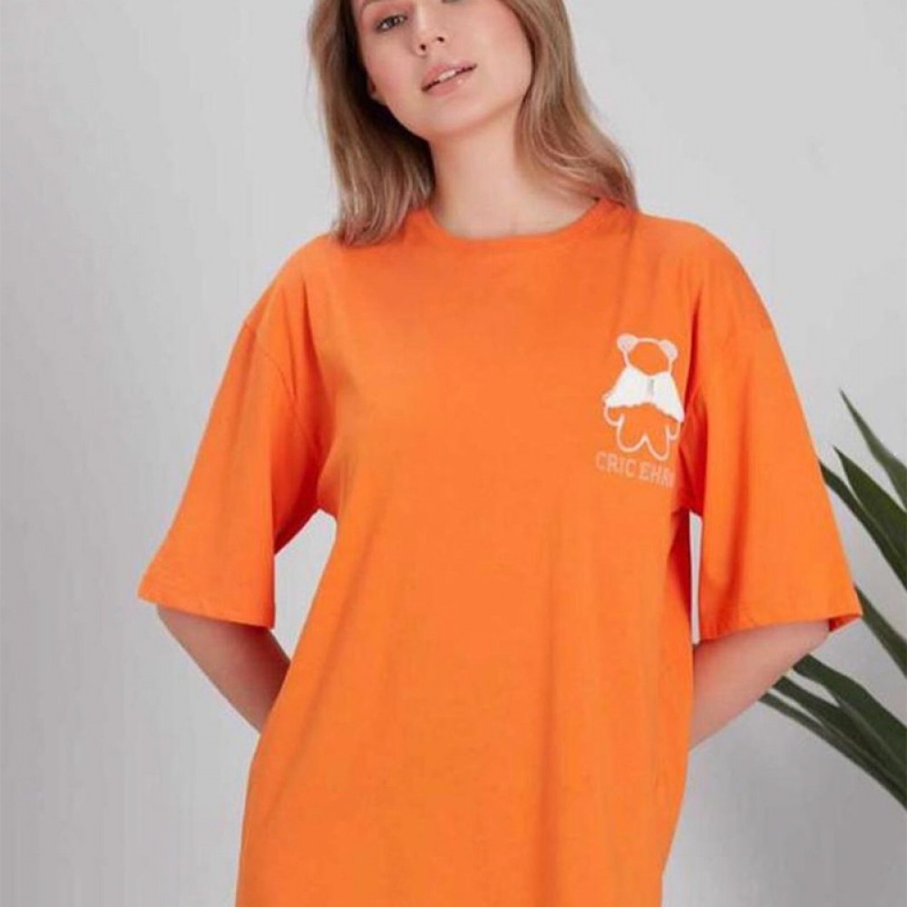 Oversize Kanatlı T-Shirt , Makaron Butik